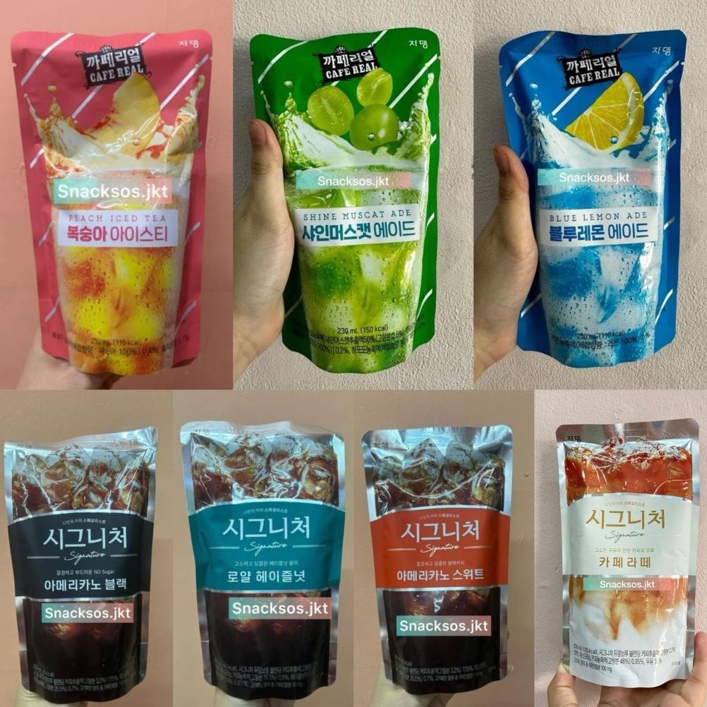 

JARDIN SIGNATURE AMERICANO BLACK / SHINE MUSCAT ADE / CAFE LATTE / BLUE LEMONADE / SIGNATURE ROYAL HAZELNUT / AMERICANO SWEET / JARDIN CAFE REAL PEACH ICED TEA