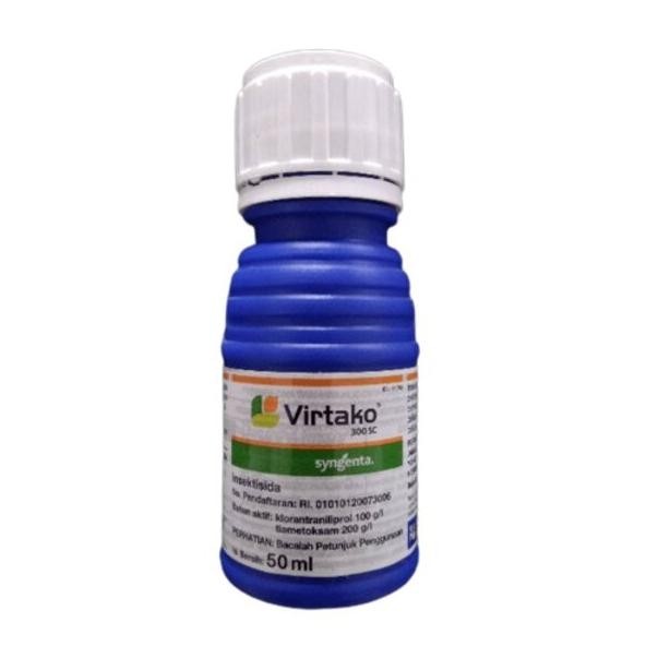 

Terlaris Virtako 300 Sc 50 Ml Insektisida Padi Obat Hama Wereng Pengerek Batang