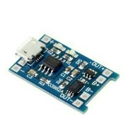 5V Micro USB 1A 18650 Lithium Battery Charging Module + Protection