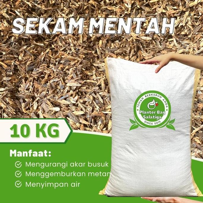 

Terlaris Sekam Mentah Lapuk 10 Kg Siap Pakai Premium Alami Media Tanam Padi