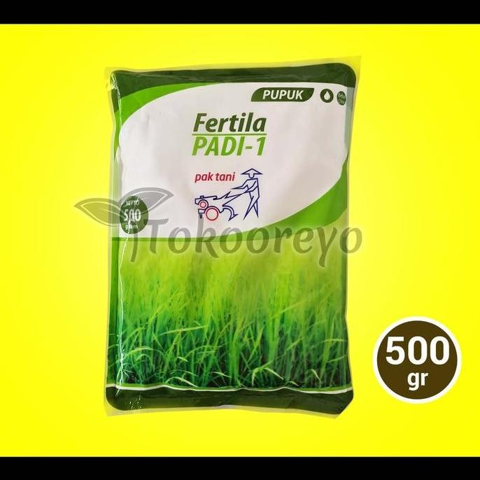 

Terlaris Pupuk Pak Tani Fertila Padi-1 Isi 500 Gram Kemasan Pabrik