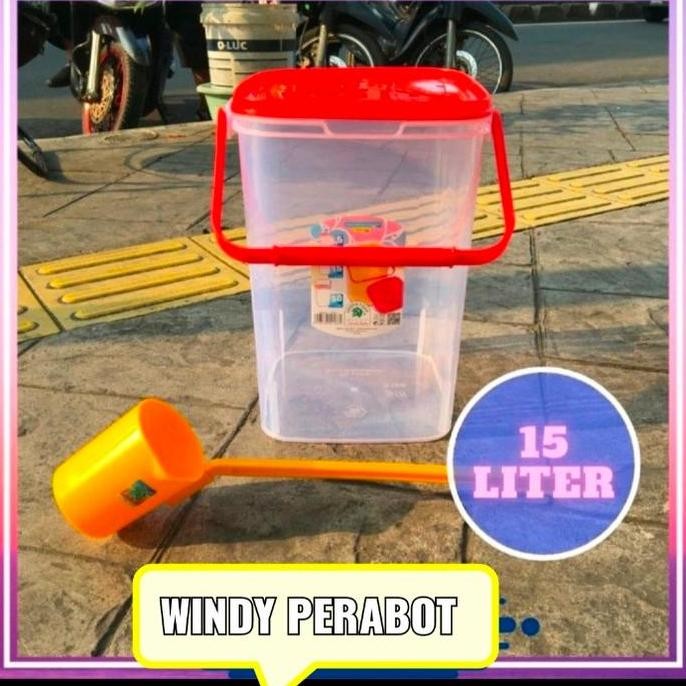 

Toples Es Buah 15 L+Gayung//Aquarium Es Kelapa (Green leaf). GVS