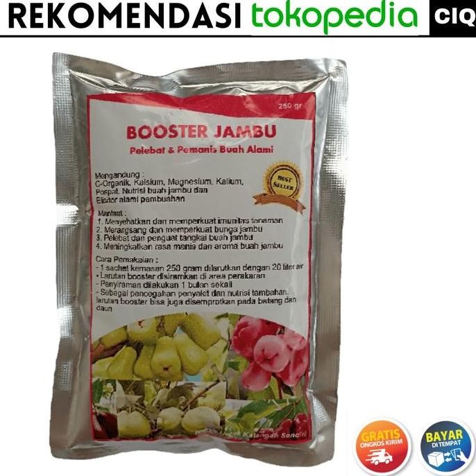 

Terlaris Pupuk Organik Booster Jambu Air Kristal Jamaika Cepat Berbuah 250Gr