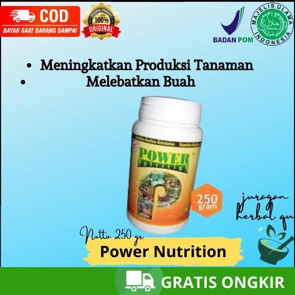 

Terlaris Pupuk Organik Power Nutrition Nasa Power 500 Gram Melebatkan Buah