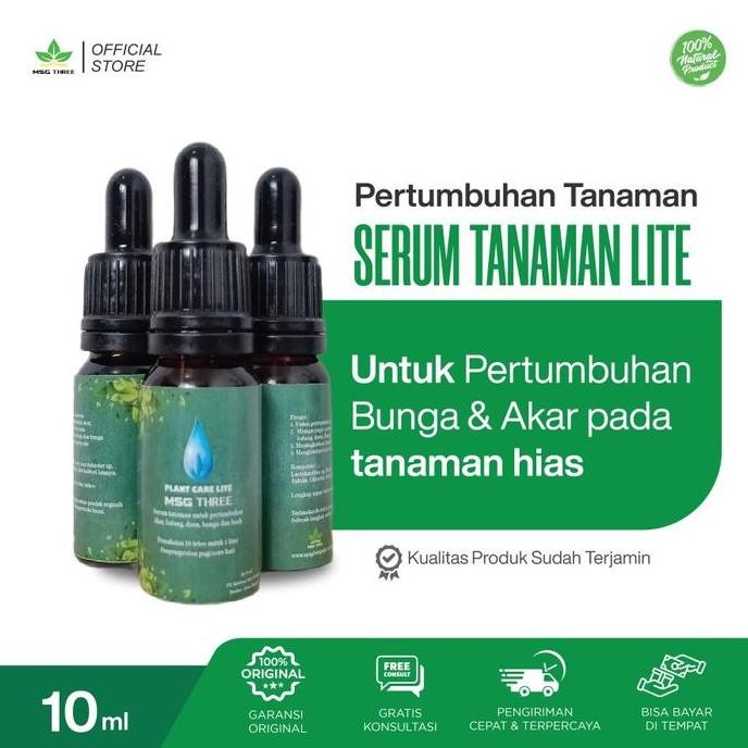 

Terlaris Serum Tanaman Lite Cair - Pupuk Untuk Menumbuhkan Akar, Tunas, Daun, Bunga Cukup 10 Tetes Organik Pupuk Organik Cair Poc Mempercepat Subur