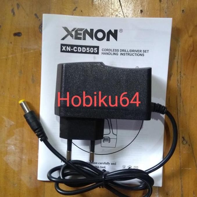 charger casan adapter bor cordless xenon 12v cdd500e dan cdd505 TERBARU