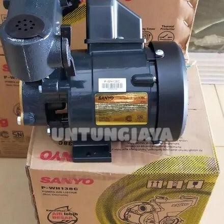 TERBARU - POMPA SUMUR AIR DANGKAL SANYO PWH 138 C / POMPA AIR SANYO PWH 138C / POMPA SANYO NON AUTO 
