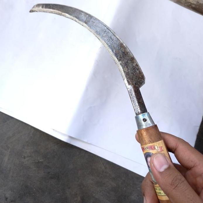 

Terlaris Sabit Graji/Gergaji/Sabit Padi/Arit Pari/Arit Graji Baja Super Tajam