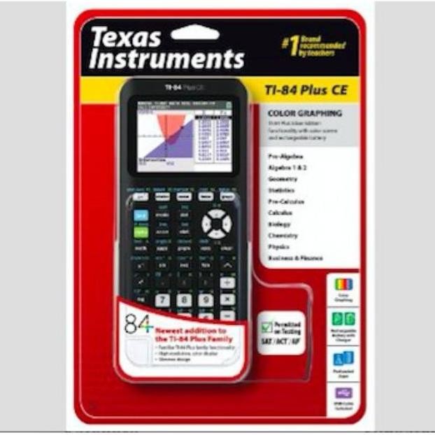 

Oz67 Tgc-1924 Kalkulator Grafik Texas Instruments Ti-84 Plus Ce Original - Scientific Sale