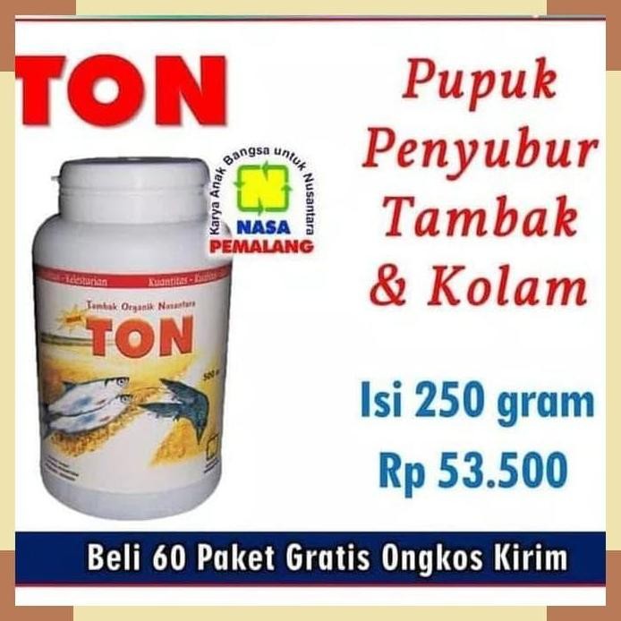 

Terlaris Ton Pupuk Organik Khusus Penyubur Tambak Dan Kolam Perikanan Nasa