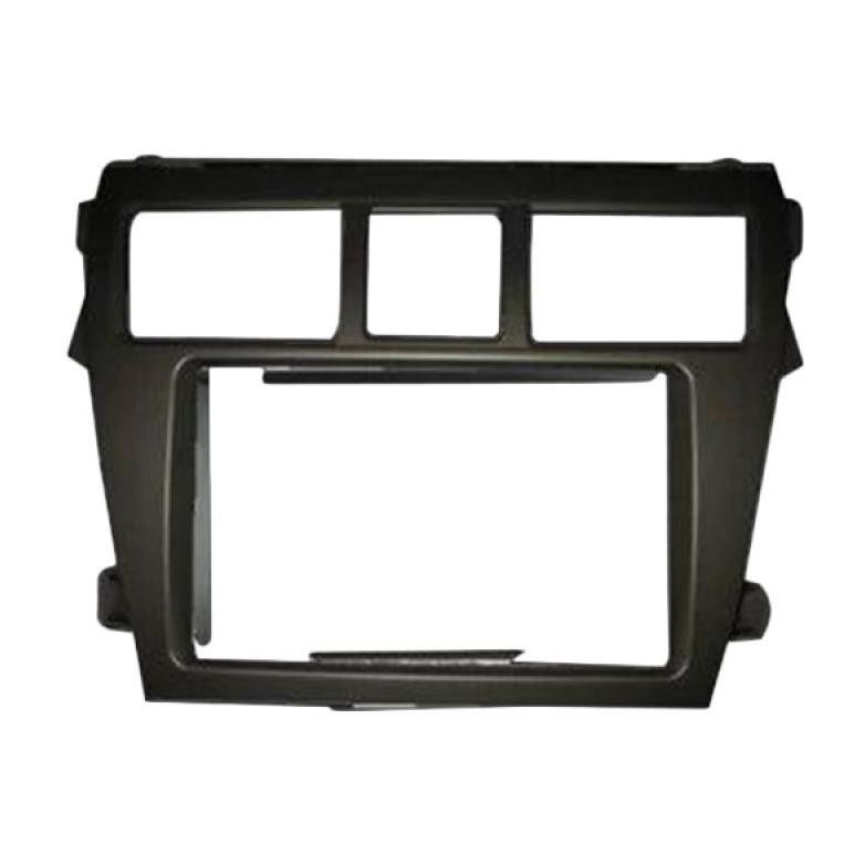 Frame Head Unit Double Din Tape VIOS 2007-2012 / Limo Gen 2 (Silver)