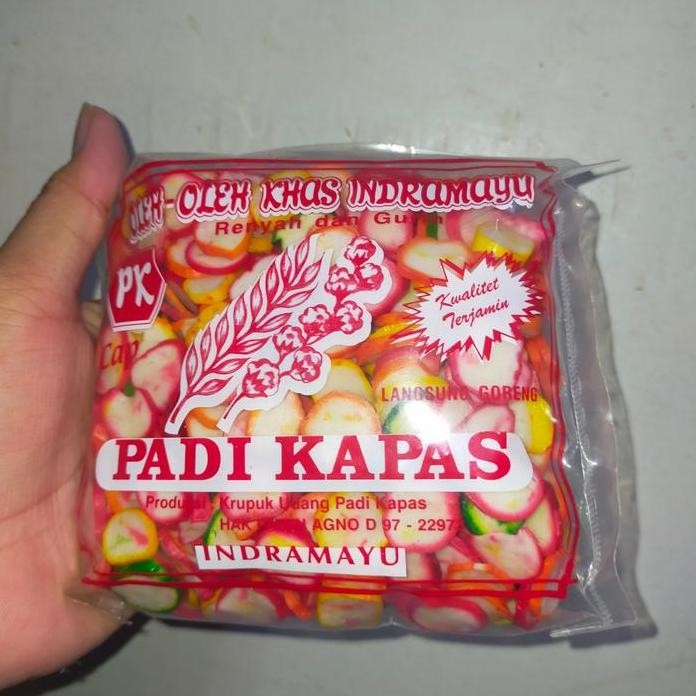 

Terlaris Kerupuk Bawang Sepsial Warna Warni Cap Padi Kapas Ukuran Mini 250 Gram
