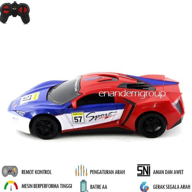 Diskon Mainan Mobil Remot Kontrol Rc Mobil Sedan Sport 57 Lampu Led Kencang