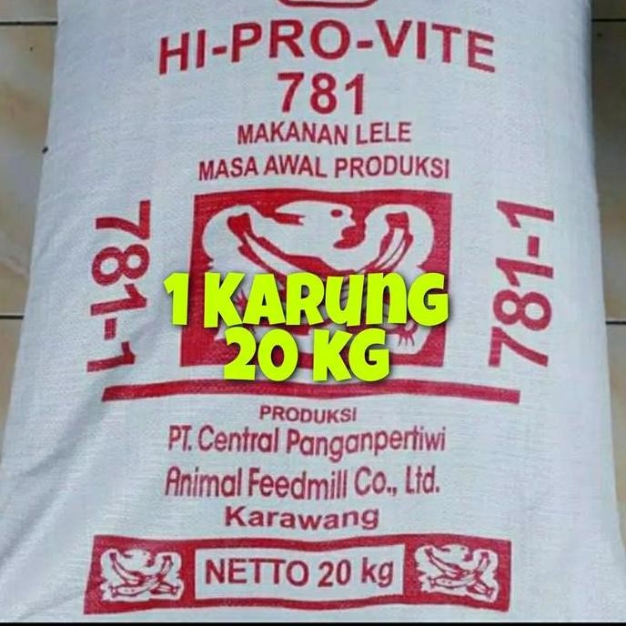 Terlaris Pelet Ikan 781-1 20Kg Pakan Ikan 781-1 Pelet Lele Pelet Nila Gurame