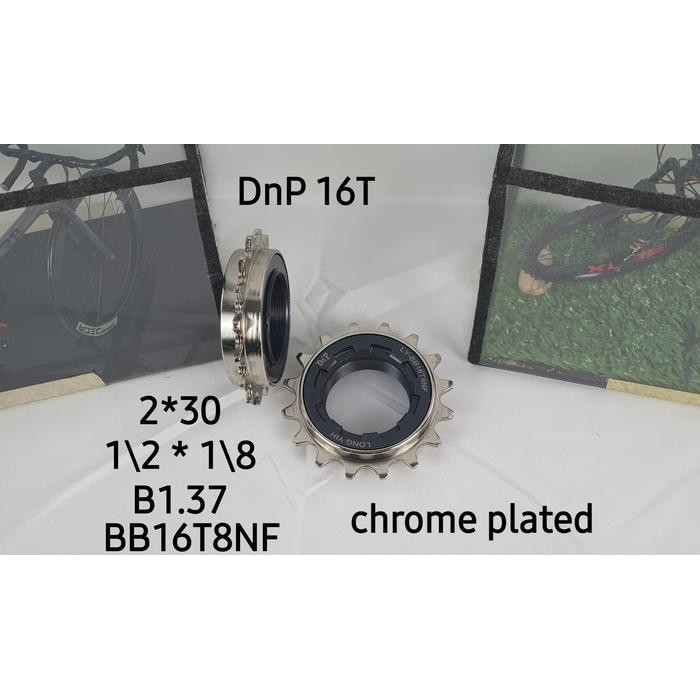 Freewheel Flywheel Sprocket Dnp Taiwan 16T Bmx Original Dan Terpercaya