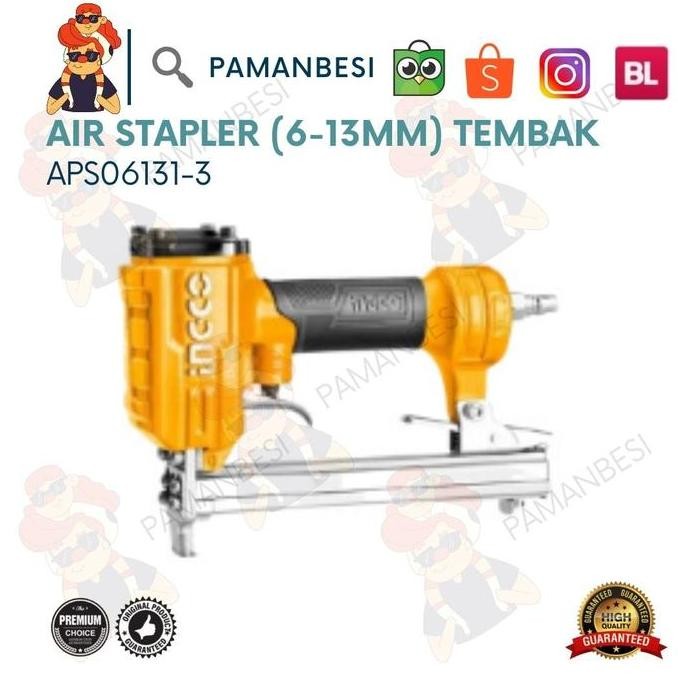 

INGCO APS06131-3 Air Stapler (6-13mm)- Staples Steples Stepler Tembak