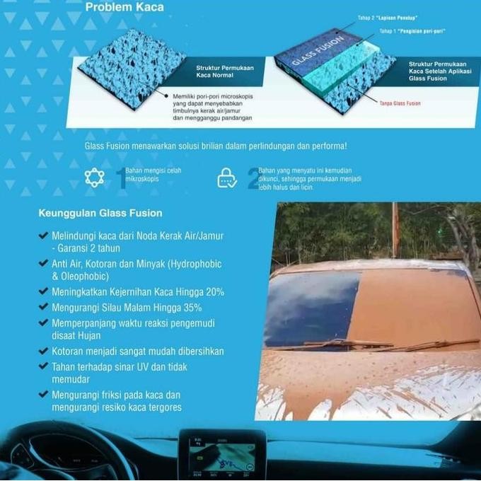 NEW Glass Fusion Coating Kaca Mobil Kaca Depan