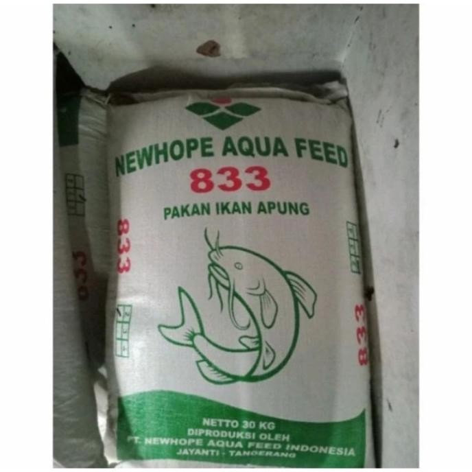 Terlaris New Pakan Pelet Ikan 833-2 Lele,Nila,Bawal Jenis Apung 1 Karung 30 Kg