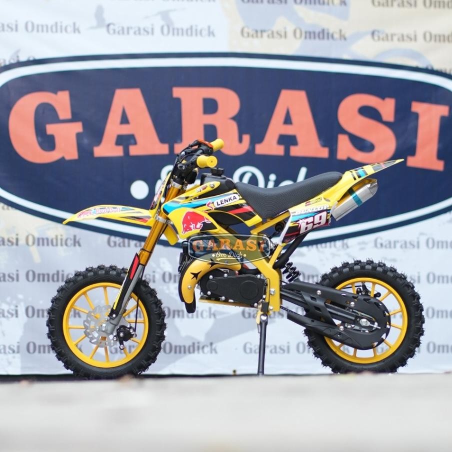 dg-78 h-4 Mini Trail Lenka Mc 69 50cc 2Tak Anak Usia 4-7 Tahun Original Sale