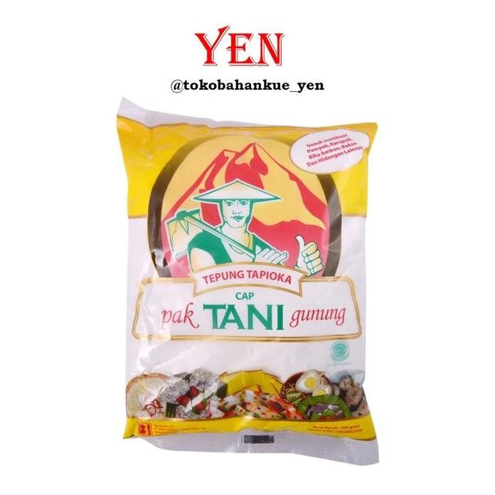 

Terlaris Tepung Tapioka Cap Pak Tani Gunung / Tepung Tapioka / Tepung Kanji 500Gr