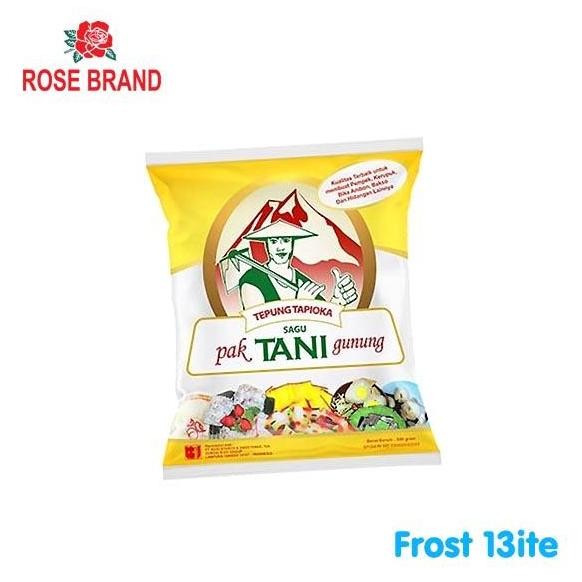 

Terlaris Rose Brand Tepung Tapioka / Kanji Cap Pak Tani Gunung 500G