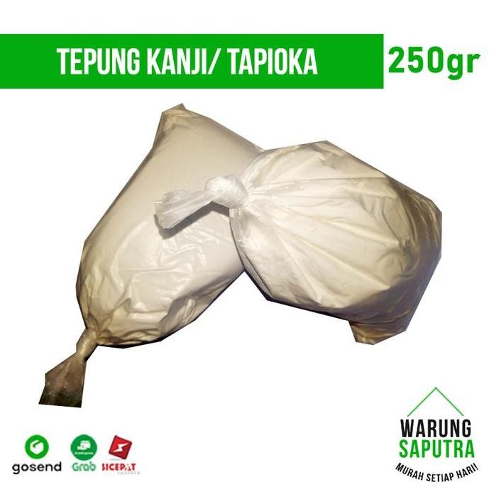 

Terlaris Tepung Kanji / Tepung Tapioka 250G (1/4 Kg)