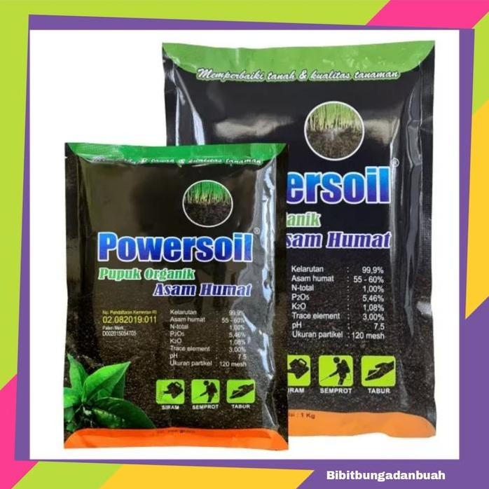 

Terlaris Pupuk Organik Asam Humat Powersoil 1Kg