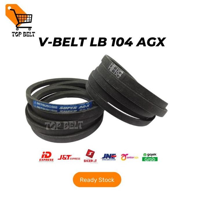 Mitsuboshi V-Belt Lb-104 (Agx) Kubota Dc-35 & Dc-60 & Dc-70 / Iseki Berkualitas