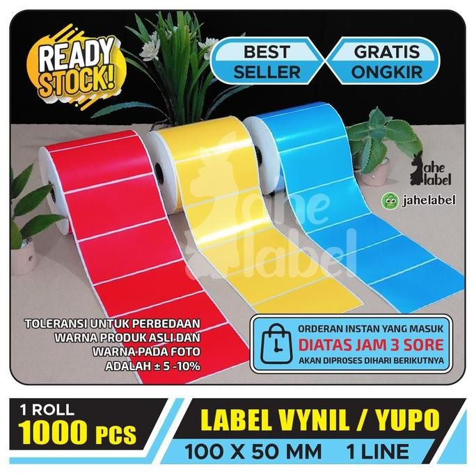 

LABEL VINYL 100X50 MM 10X5 CM , 10X5 CM LABEL YUPO 100x50 MM 1000 PCS