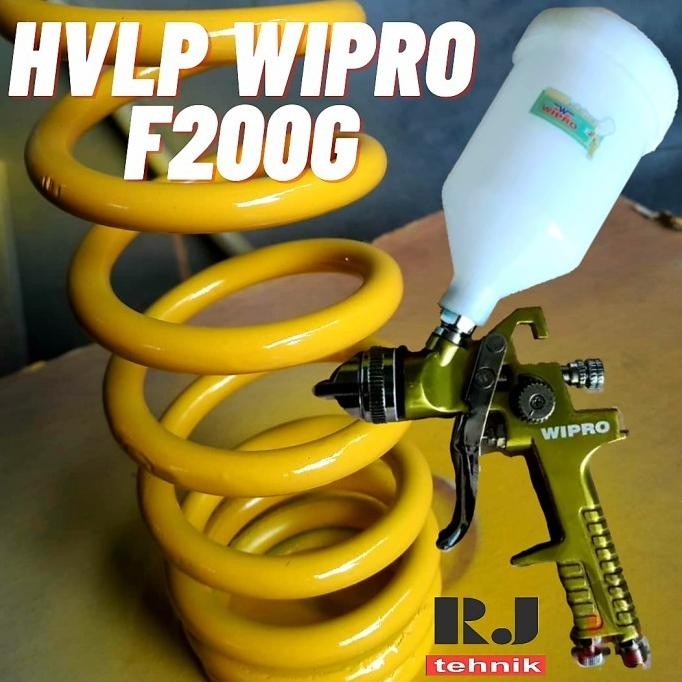 Promo Wipro F200G Spray Gun HVLP Tabung Atas 600cc COD