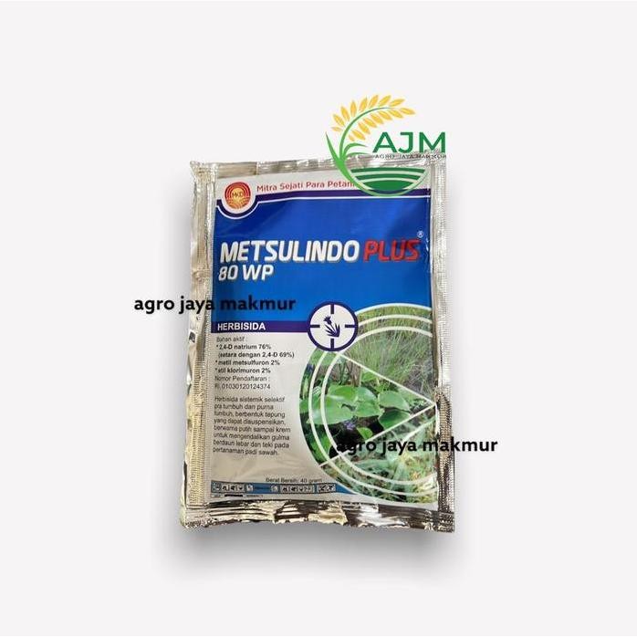 

Terlaris Metsulindo Plus 80Wp 40 Gram Herbisida Untuk Gulma Padi