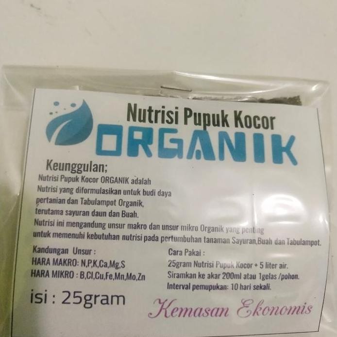 

Terlaris Nutrisi Pupuk Kocor Organik Penyubur Semua Tanaman - Pupuk Tabulampot