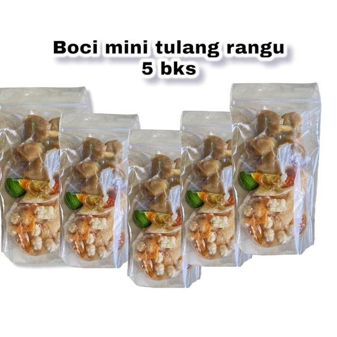 

Paket baso aci mini tulang rangu 5 bks -Bacita food bawang instan Merah Mie Pedas Seblak
