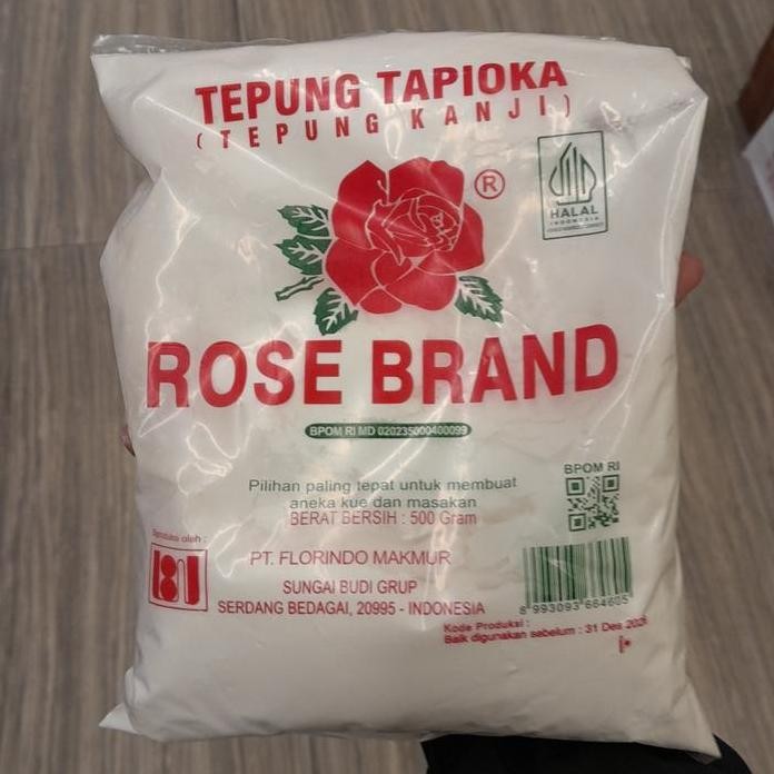

Terlaris Rose Brand Tepung Tapioka Tepung Kanji 500Gr