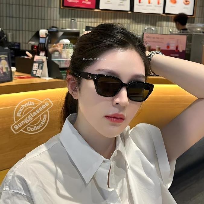 SALE  Kacamata Hitam Fashion Korea GM NADA RC-0118 + Box & Hard Case Kacamata
