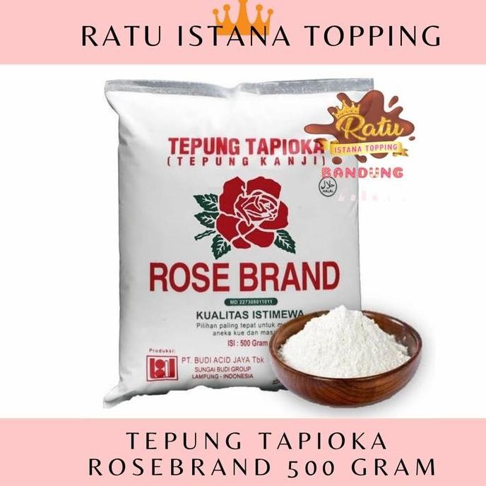 

Terlaris Tepung Kanji Rosebrand 500 Gram Tapioka Aci