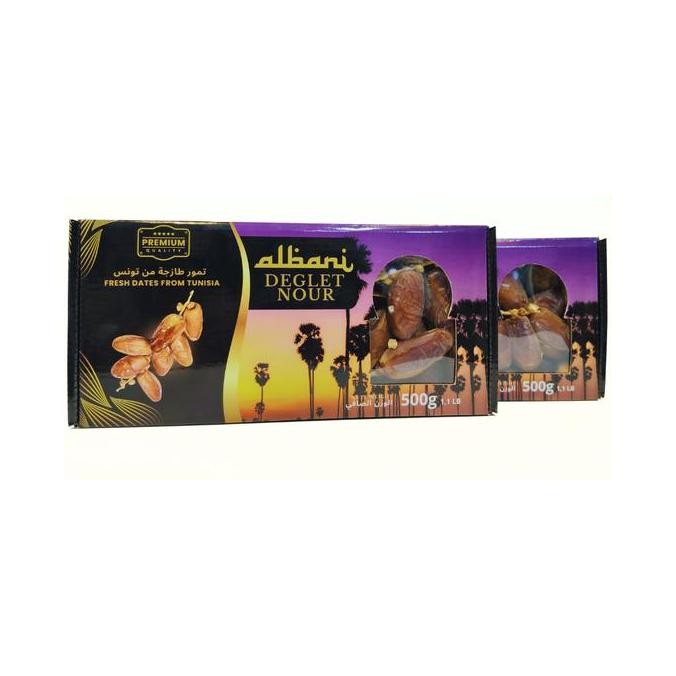 

Kurma Albani Deglet Nour 500gr Premium Best Quality Tunisia Tangkai - Kurma Indonesia Food Snack Cemilan kurma sehat