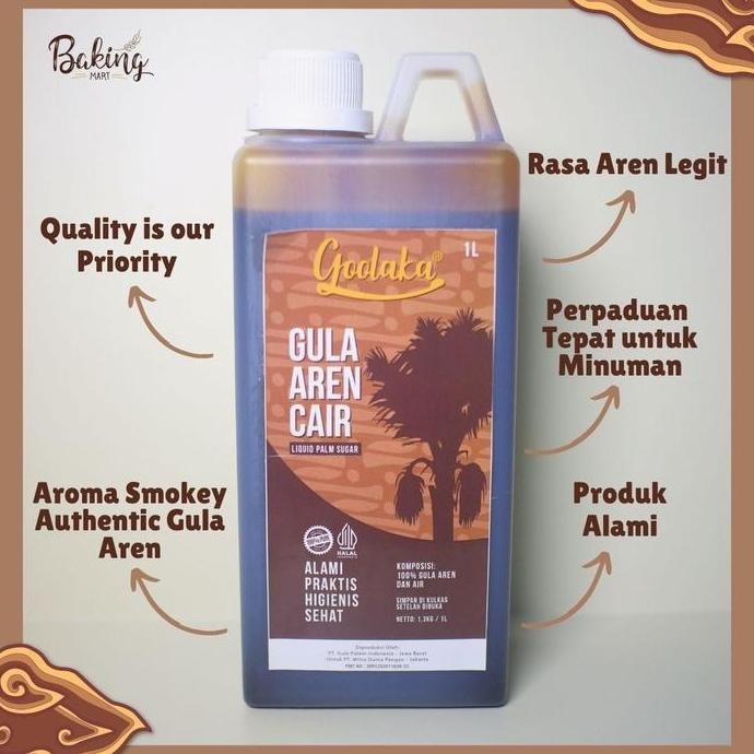

Gula Aren Cair Asli / Goolaka / palm sugar 1liter / langsung pabrik