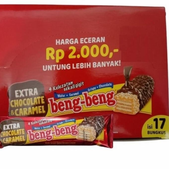 

Beng - Beng - Wafer dibalut cokelat dan karamel