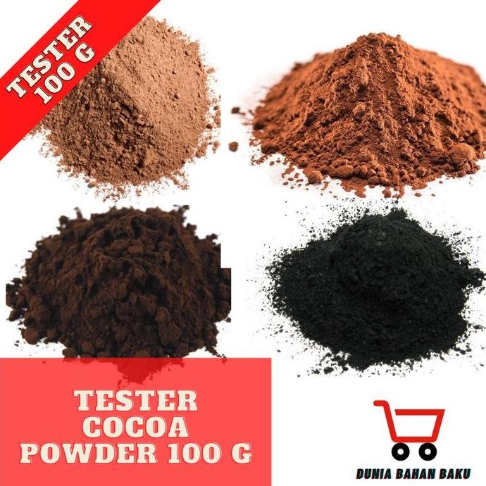 

TESTER COCOA POWDER 100 g COKLAT | 100% ASLI (BT COCOA, DELFI BROMO)