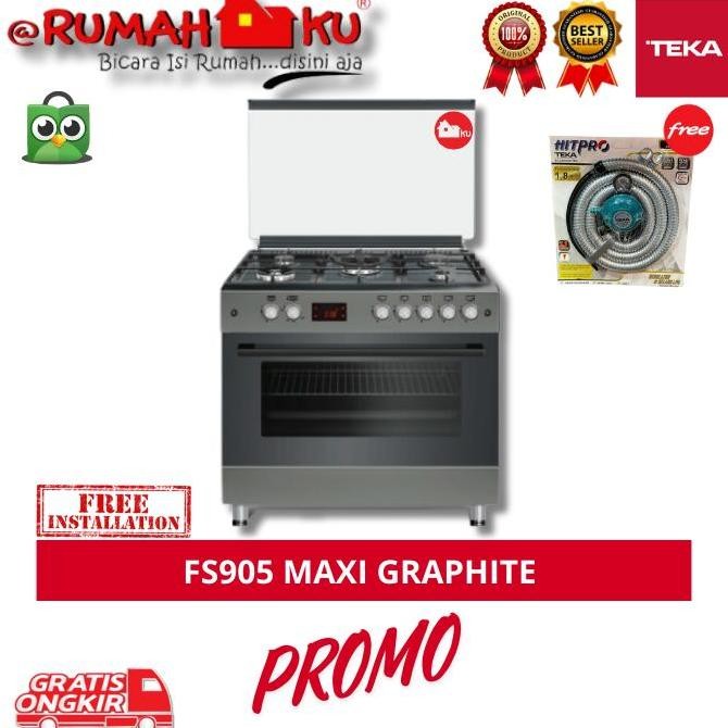 Freestanding Cooker Teka FS 905 / FS905 Maxi Graphite - Kompor Gas Dengan Oven
