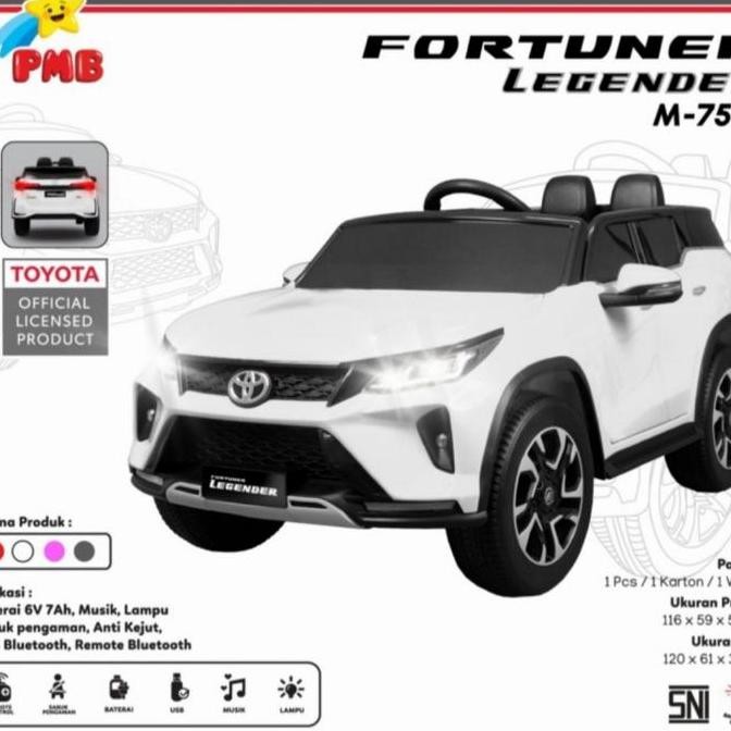 Diskon Mobilan Aki Anak Pmb Toyota Fortuner Legender Remote Dan Manual