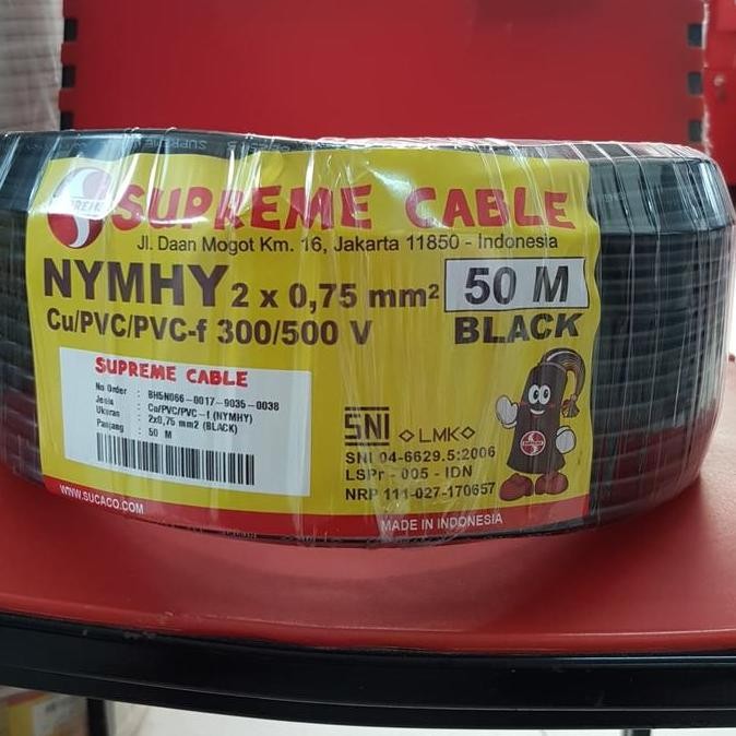 KABEL NYYHY SUPREME 2X0.75 SERABUT 2 X 0.75