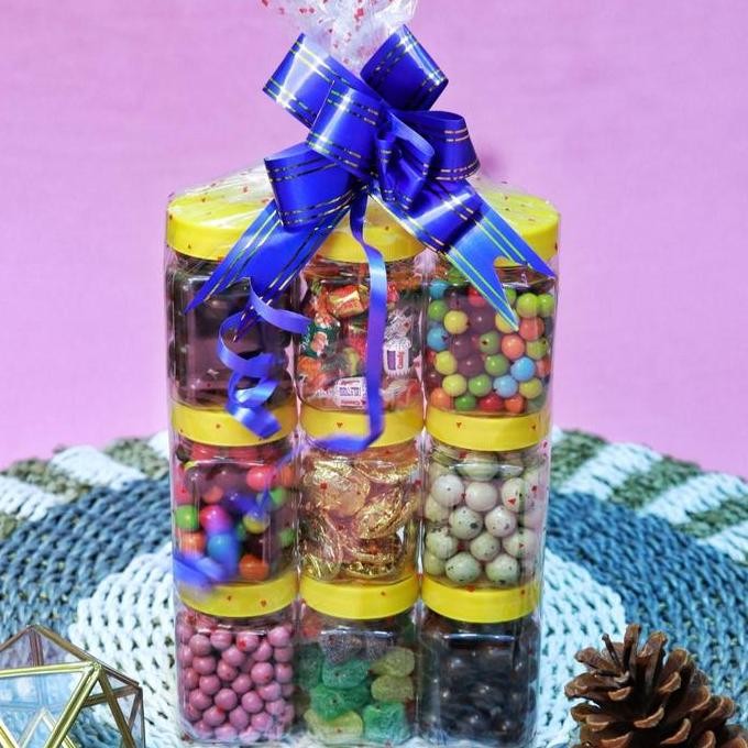 

PARCEL COKLAT LAGIE TOPLES ISI 9 / PAKET COKLAT ISI 9/ HAMPERS COKLAT chocolate jelly Makanan Permen