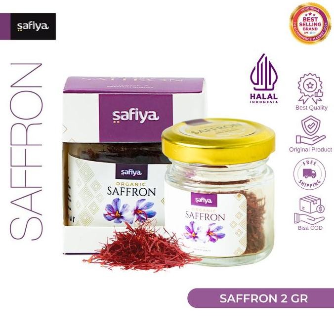 

Safiya Bunga Saffron Asli 2 Gr Super Negin Grade A Premium
