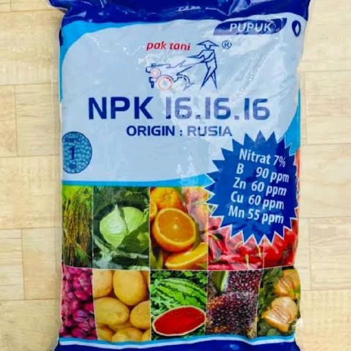 

Terlaris Pupuk Npk Pak Tani 16 16 16 1 Kg