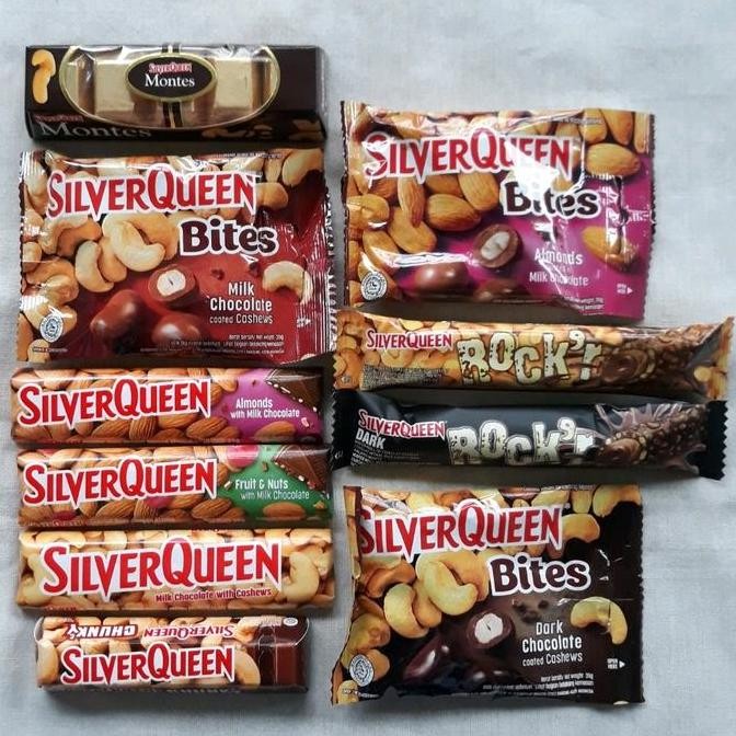 

Coklat serba silverqueen isi 10pc Chocolate Snacks Cokelat Choco