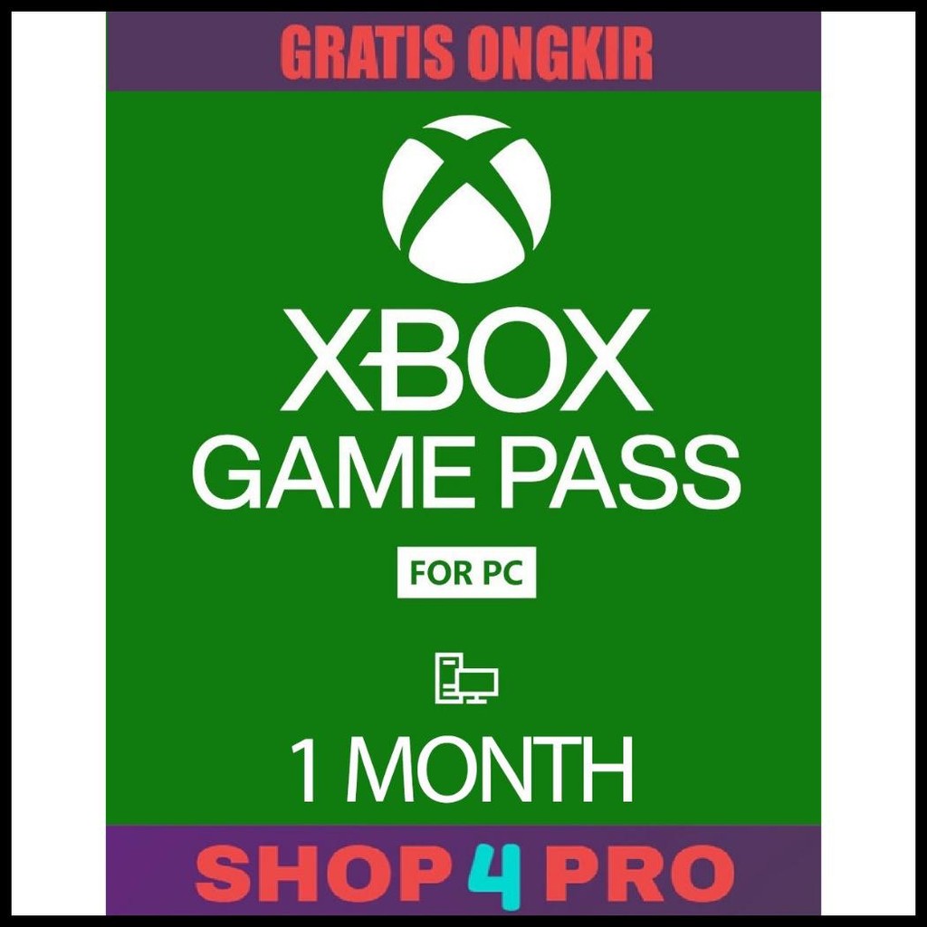 XBOX GAMEPASS  1 BULAN UNTUK XBOX PC INDONESIA