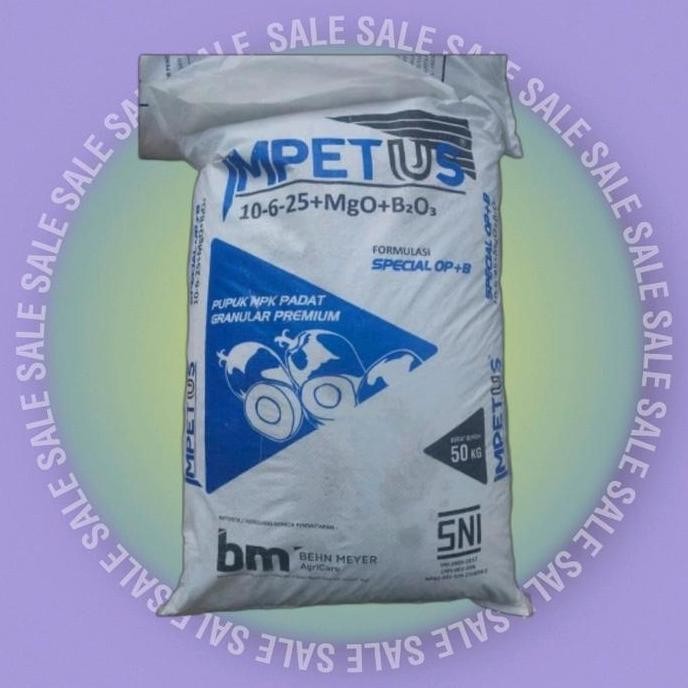 

Terlaris Pupuk Npk Impetus 10-6-25+Mgo+B2O3 Behn Meyer Kemasan Curah 1 Kg