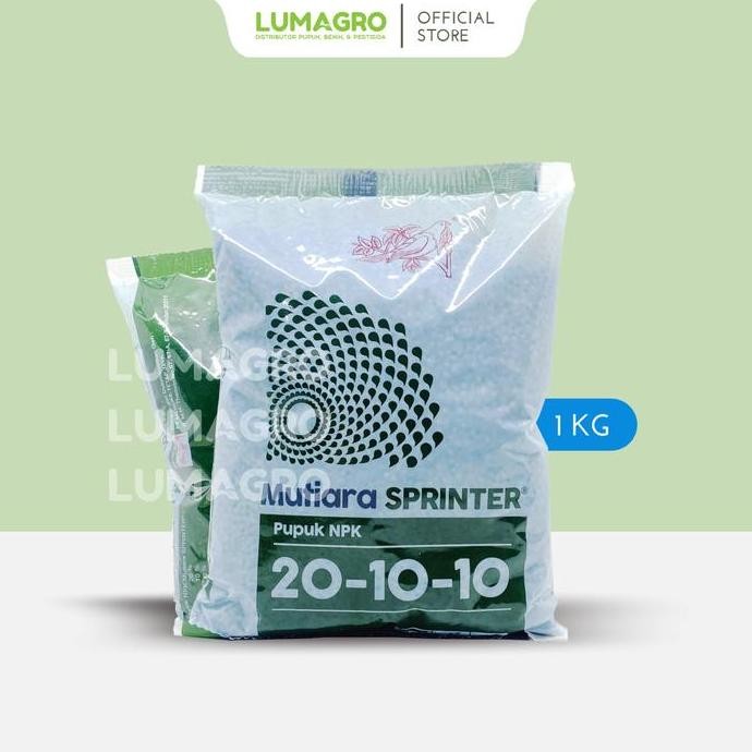 

Terlaris Pupuk Npk Mutiara Sprinter 20-10-10 1Kg Nutrisi Pertumbuhan Tanaman Meroke